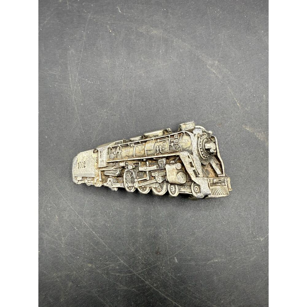 Vintage 1978 Bergamont Brass Works Train Belt Buckle - great condition